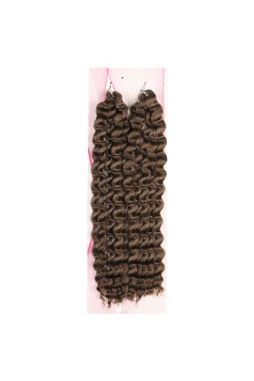 Nice Bulk Afro Su Dalgası Saç - Koyu Kumral