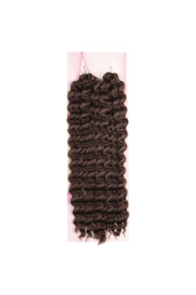 Nice Bulk Afro Su Dalgası Saç - Koyu Kahve