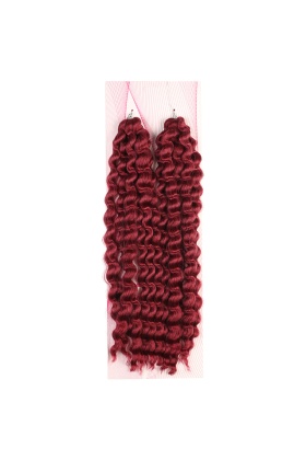 Nice Bulk Afro Su Dalgası Saç - Kızıl