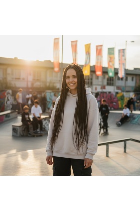 Afrika Örgüsü Ve Rasta İçin Sentetik Saç - Koyu Kestane