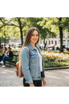 Afrika Örgüsü Ve Rasta İçin Sentetik Ombreli Saç - Küllü Kahve / Platin