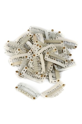 Çıt Çıt Klipsi Küçük - 10 Adet - Beyaz