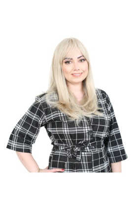 Düz Perçemli Orta Boy Fiber Sentetik Peruk - Balköpüğü / Platin Röfleli