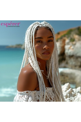 Sentetik Örgülük Saç Esperer 100 Gr. - Beyaz