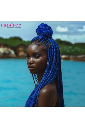 Sentetik Örgülük Saç Esperer 100 Gr. - Koyu Mavi
