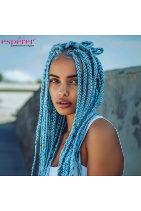 Sentetik Örgülük Saç Esperer 100 Gr. - Bebek Mavisi