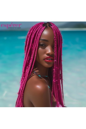 Sentetik Örgülük Saç Esperer 100 Gr. - Koyu Fuşya