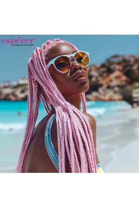 Sentetik Örgülük Saç Esperer 100 Gr. - Şeker Pembesi