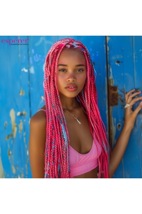 Sentetik Örgülük Saç Esperer 100 Gr. - Koyu Pembe