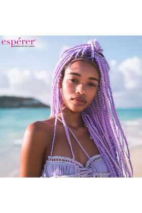 Sentetik Örgülük Saç Esperer 100 Gr. - Lila
