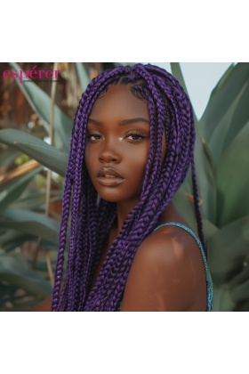 Sentetik Örgülük Saç Esperer 100 Gr. - Küllü Mor