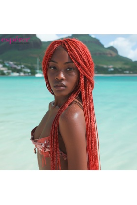 Sentetik Örgülük Saç Esperer 100 Gr. - Kırmızı