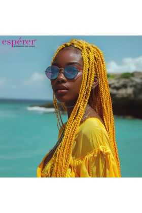 Sentetik Örgülük Saç Esperer 100 Gr. - Sarı