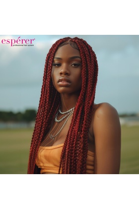 Sentetik Örgülük Saç Esperer 100 Gr. - Koyu Kızıl