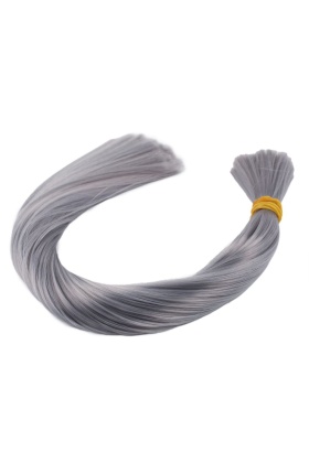 Koyu Gri Renkli Sentetik Boğum Saç - 1Kg
