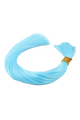 Bebek Mavisi Renkli Sentetik Boğum Saç - 1Kg