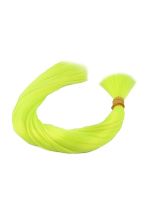 Neon Sarı Renkli Sentetik Boğum Saç - 1Kg