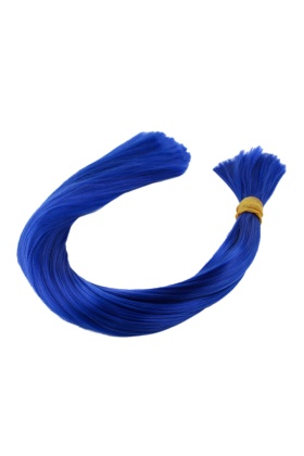 Lacivert  Renkli Sentetik Boğum Saç - 1Kg