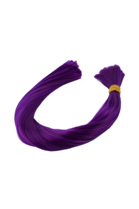 Koyu Mor Renkli Sentetik Boğum Saç - 1Kg