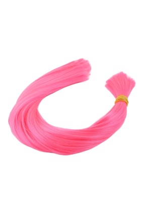 Pembe Renkli Sentetik Boğum Saç - 1Kg