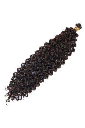 Afro Dalgası Saç - Açık Kahve