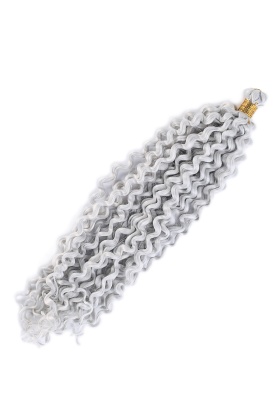 Afro Dalgası Saç - Açık Gri