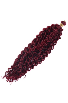 Afro Dalgası Saç - Kızıl