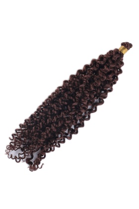 Afro Dalgası Saç - Koyu Kahve
