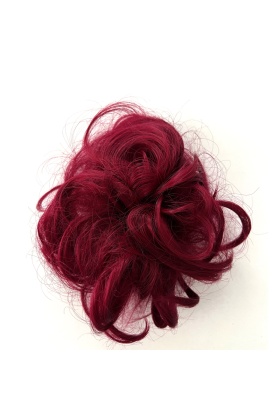 Kızıl Saçlı Lastikli Topuz Toka