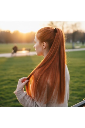 Fiber Sentetik Düz 8 Parça Çıt Çıt - Bakır