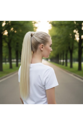 Bağlamalı Düz At Kuyruğu - Platin