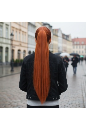 Tokalı Düz At Kuyruğu - Bakır