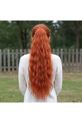 Tokalı Kabarık Dalgalı At Kuyruğu - Bakır