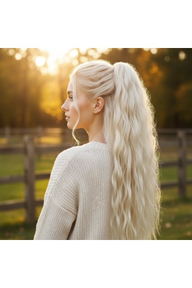 Tokalı Kabarık Dalgalı At Kuyruğu - Platin