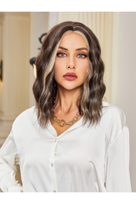 Kahverengi / Balköpüğü Röfleli Küt Tül Peruk