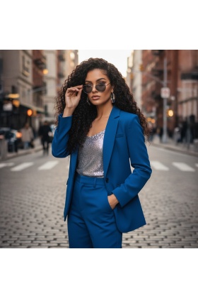 Gerçek Front Lace Tül Peruk - Derin Dalgalı - Doğal 60-65cm