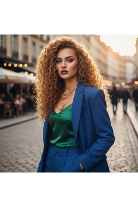 Afro Dalga Front Lace Gerçek Tül Peruk - Balköpüğü - 60-65cm