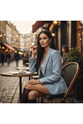 Front Lace Gerçek Tül Peruk Düz - Doğal - 70-75cm