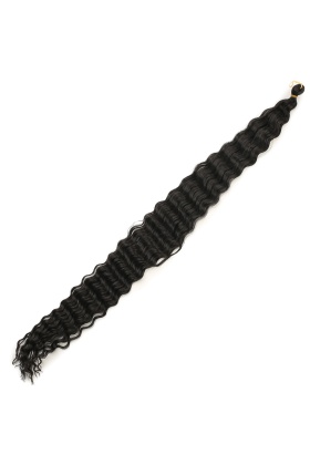 Rus Afro Dalgası Saç - Siyah