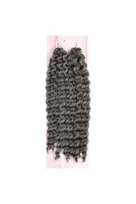 Nice Bulk Afro Su Dalgası Saç - Gri