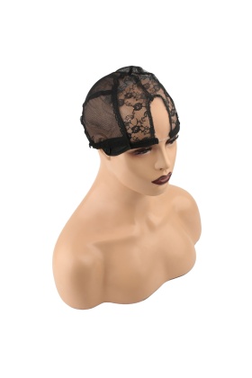 Küçük U Lace Tül Peruk Dikim Filesi - Siyah