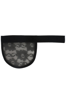 At Kuyruğu Dikim Filesi Cırtlı - Siyah