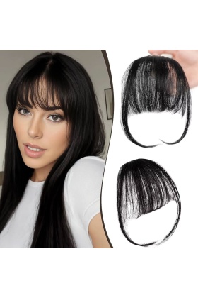 Fiber Sentetik İnce Perçem - Siyah