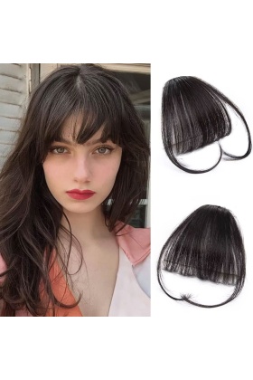 Fiber Sentetik İnce Perçem - Koyu Kestane