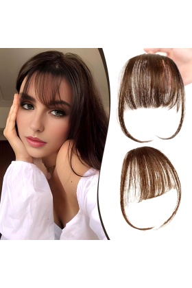 Fiber Sentetik İnce Perçem - Açık Kahverengi