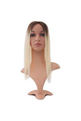 Kahverengi / Beyaz Platin Ombreli Baby Taban Tepelik - 10x12cm