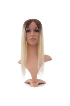 Kahverengi / Beyaz Platin Ombreli Baby Taban Tepelik - 13x14cm