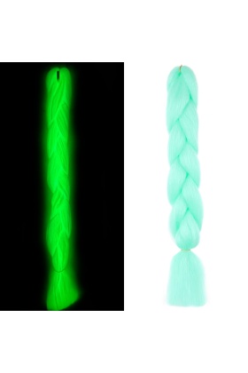 Fosforlu Neon Örgülük Saç Esperer 100 Gr. - Su Yeşili