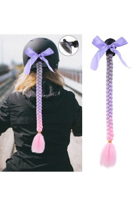 Motosiklet Kaskı Örgülü At Kuyruğu - ACM06