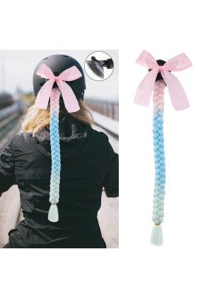 Motosiklet Kaskı Örgülü At Kuyruğu - ACM08